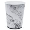 Bath Bliss 1.3 gal Bathroom Trash Can Wastebasket, Marble