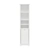 64" Tall Bathroom Storage Cabinet for Small Space, Floor Standing Cabinet for Living Room Bathroom Home Office Kitchen
