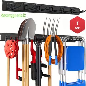 1set 48in Garden Tool Organizer Wall Mount, Garage Wall Organizer ‚Äì Garden Tool Storage, Tool Rack for Garage Organization & Storage