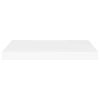 Floating Wall Shelves 2 pcs White 23.6"x9.3"x1.5" MDF