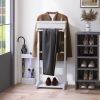 Floor Standing Suit Rack - White