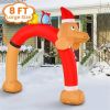 8-foot inflatable Christmas arch decoration