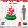 4 Feet Christmas Inflatable Snow Globe Christmas Decoration