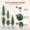 3 PCS Potted Artificial Christmas Tree Christmas Decoration