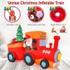 8.6 feet Christmas inflatable train Christmas decorations