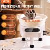 Pottery Wheel, 10 inch Pottery Forming Machine, Direct Drive Ceramic Wheel with 3 Support Legs for DIY Art Craft