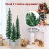 3 PCS Potted Artificial Christmas Tree Christmas Decoration