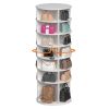 Rotating Shoe Rack Tower, 7-Tier Spinning Shoe Rack, Free Standing 360¬∞ Revolving Shoe Organizer