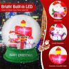 4 Feet Christmas Inflatable Snow Globe Christmas Decoration