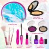 Pretend Makeup Kit for Girls, Fake Make Up Set with Cosmetic Bag, Toddler Cosmetic Beauty Set for 3, 4, 5, 6, 7