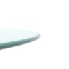 24" Round Tempered Glass Table Top Clear Glass 1/4" Thick Round Polished Edge