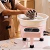 Pottery Wheel, 11 inch Pottery Forming Machine, Direct Drive Ceramic Wheel with 3 Support Legs for DIY Art Craft