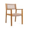 BRAIDED DINING CHAIR Light Brown