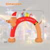 8-foot inflatable Christmas arch decoration