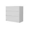 Avra 3 Drawer Dresser, Manufactured Wood Top and Front Chest of Drawers