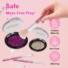 Pretend Makeup Kit for Girls, Fake Make Up Set with Cosmetic Bag, Toddler Cosmetic Beauty Set for 3, 4, 5, 6, 7