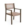 BRAIDED DINING CHAIR Light Brown (SET OF 2)