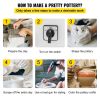 VEVOR Pottery Wheel 36cm Pottery Forming Machine with Foot Pedal Pottery Wheel for Adults 450W Electric Pottery Wheel for DIY Clay Art Craft
