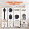 VEVOR Front Door Handle and Deadbolt Set, Antique Copper Front Door Lock Set with Interior Knob, Adjustable Hole Spacing Single Cylinder Handleset