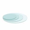 20" Round Tempered Glass Table Top Clear Glass 1/4" Thick Flat Polished Edge