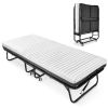 38in W Folding Bed - Black + White