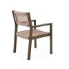 BRAIDED DINING CHAIR Light Brown (SET OF 2)