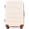 Luggage Sets New Model ABS Hardshell 3pcs Clearance Luggage Hardside Lightweight Durable Suitcase sets Spinner Wheels Suitcase with TSA Lock 20''24''2