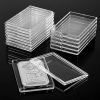 For Silver Bar Case Silver Bar Holder Clear Acrylic Storage Container Fit 1oz