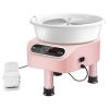 Pottery Wheel, 11 inch Pottery Forming Machine, Direct Drive Ceramic Wheel with 3 Support Legs for DIY Art Craft
