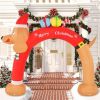 8-foot inflatable Christmas arch decoration