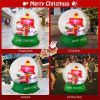 4 Feet Christmas Inflatable Snow Globe Christmas Decoration