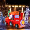 8.6 feet Christmas inflatable train Christmas decorations