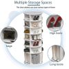 Rotating Shoe Rack Tower, 7-Tier Spinning Shoe Rack, Free Standing 360¬∞ Revolving Shoe Organizer