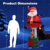 8 Feet Christmas Decorations,Inflatable Santa Claus and Reindeer