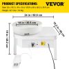 VEVOR Pottery Wheel 36cm Pottery Forming Machine with Foot Pedal Pottery Wheel for Adults 450W Electric Pottery Wheel for DIY Clay Art Craft