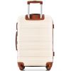 Luggage Sets New Model ABS Hardshell 3pcs Clearance Luggage Hardside Lightweight Durable Suitcase sets Spinner Wheels Suitcase with TSA Lock 20''24''2