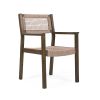 BRAIDED DINING CHAIR Light Brown (SET OF 2)