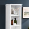 64" Tall Bathroom Storage Cabinet for Small Space, Floor Standing Cabinet for Living Room Bathroom Home Office Kitchen