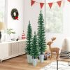 3 PCS Potted Artificial Christmas Tree Christmas Decoration