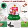 4 Feet Christmas Inflatable Snow Globe Christmas Decoration