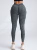 5 Pack V-Back Scrunch Butt Workout Leggings, Women Seamless Gym Yoga Leggings High Waist Active Yoga Pants, Yoga Leggings High Waist Active Yoga Pants