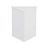 Triangle Bathroom Storage Cabinet with Adjustable Shelves, Freestanding Floor Cabinet for Home Kitchen
