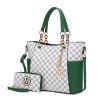MKF Collection Merlina 2 PCS Women Tote Handbag with Wallet by Mia k