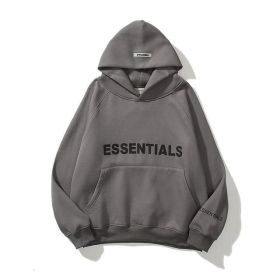 Essentials Hoodie men's and women's Sweatshirt reflective letter printed fleece super Dalian Hoodie fashion hip hop Street sweat (Color: 4, size: XXL)
