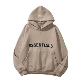 Essentials Hoodie men's and women's Sweatshirt reflective letter printed fleece super Dalian Hoodie fashion hip hop Street sweat (Color: 1, size: M)