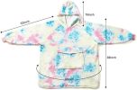 Krifey Wearable Blanket Hoodie, Oversized Sherpa Hooded as Birthday Gifts for Mom Women Girlfriend Men, Cozy Sweatshirt with Giant Pocket