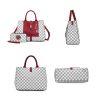 MKF Collection Yuliana Circular Print Satchel Bag with Wallet by Mia K